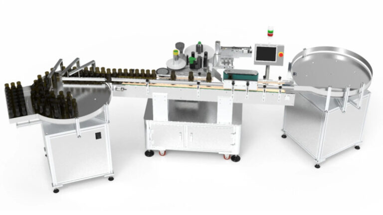 Automatic Vertical (Side) Sticker Labelling machine