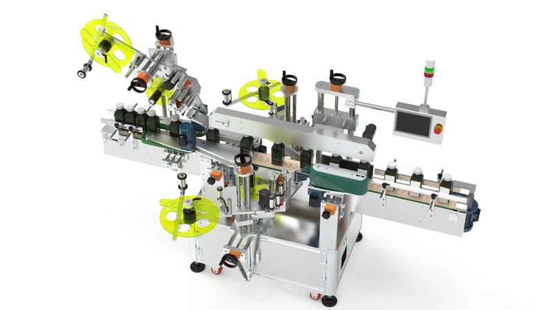 Automatic Vertical (Side) – Horizontal (Top) Sticker Labelling machine