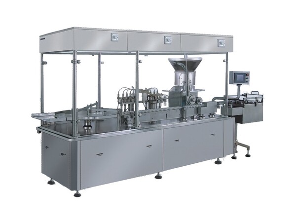 Automatic Vial liquid Filling and Rubber Stoppering machine1