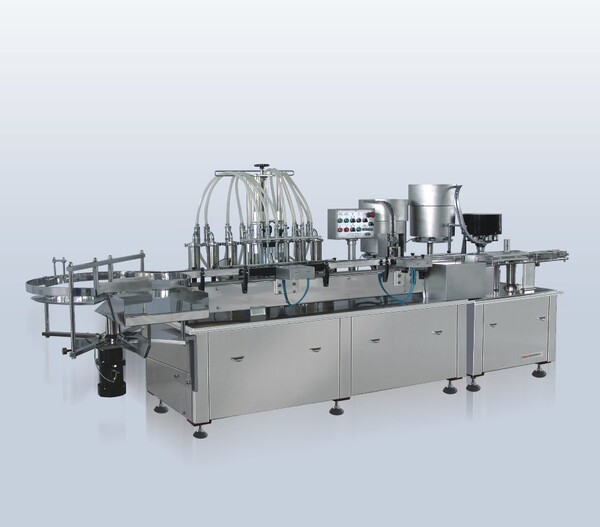 Automatic Vial liquid Filling and Rubber Stoppering machine2